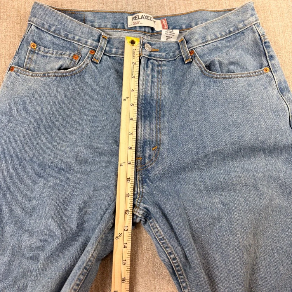 Vintage 02/06 Levis 550 Relaxed Fit Tapered Leg Blue Denim Jeans Mens 36x30 Y2K